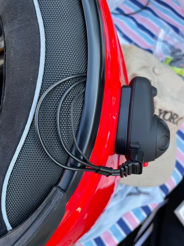 Casco moto Vitesse II S Bluetooth Sena rojo XL