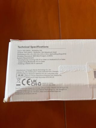 4 Smart Wi-Fi Plug Mini Meross MSS110