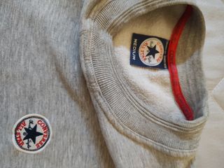 Felpa Converse Uomo Grigia