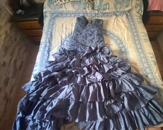 Vestido azul fiesta - Talla L