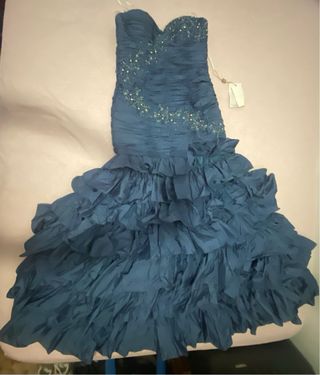 Vestido azul fiesta - Talla L
