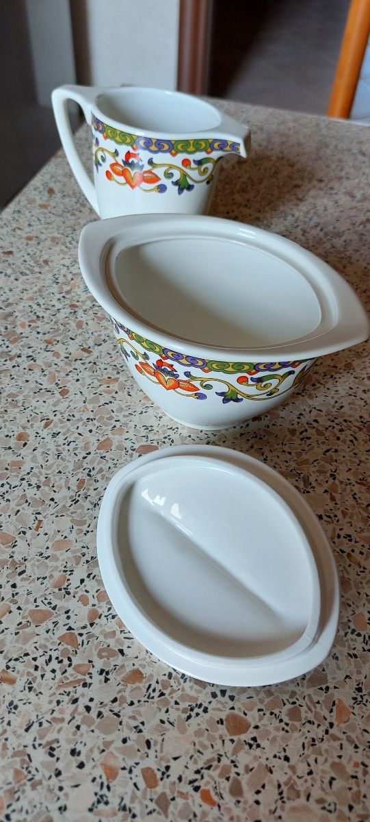 Lattiera & Zuccheriera con piattino Richard Ginori