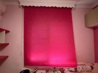 Estor ventana - Rosa