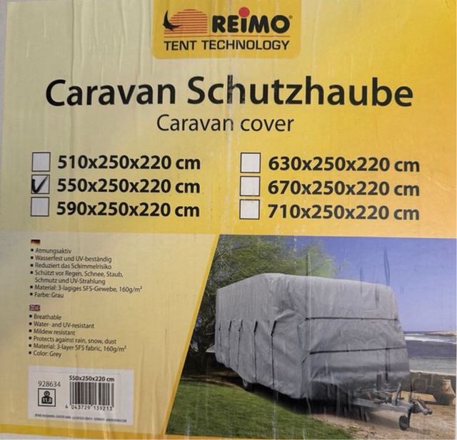 Funda caravana Reimo 550x250x220cm