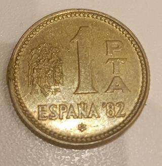 Moneda 1 Peseta España 82