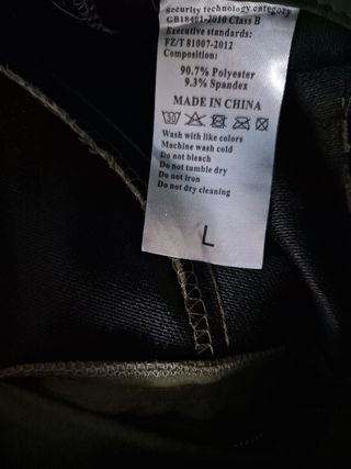 Pantalón trabajo - L - 90.7% poliéster