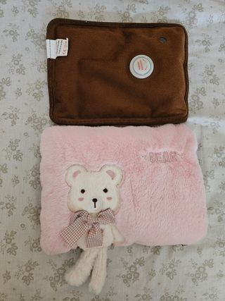Calientamanos oso rosa