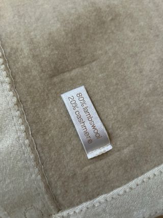 Coperta Cashmere Beige Matrimoniale Lanerossi