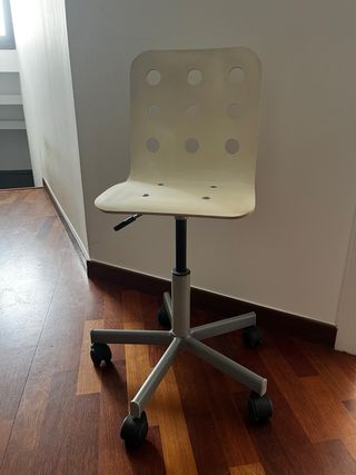 Silla escritorio infantil blanca