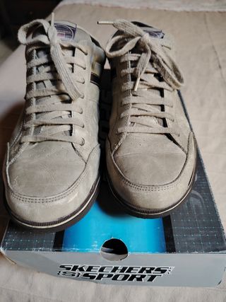 Scarpe sportive grigie skechers 