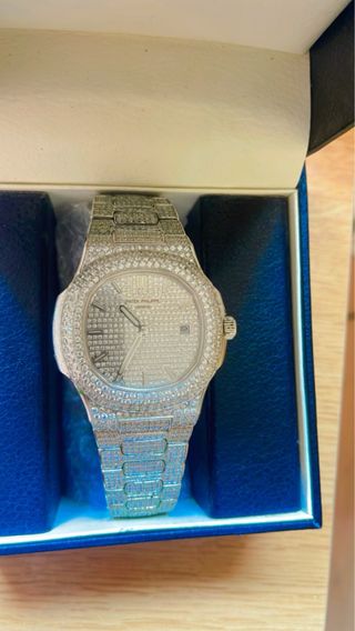 Reloj de diamantes | Plata