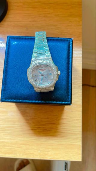 Reloj de diamantes | Plata