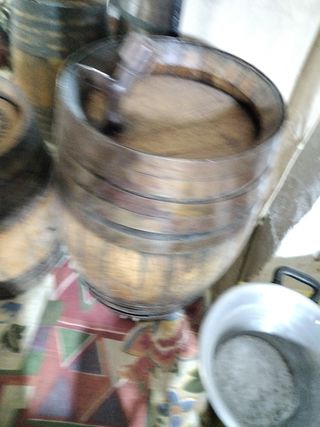 2 Antiche botti in legno o botte da decorare