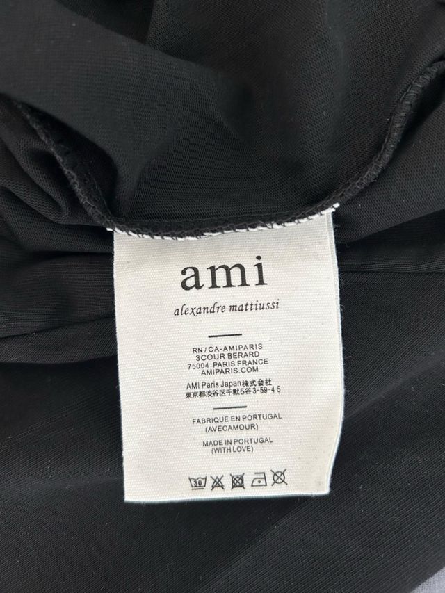 Camiseta Ami Paris Negra - Talla M