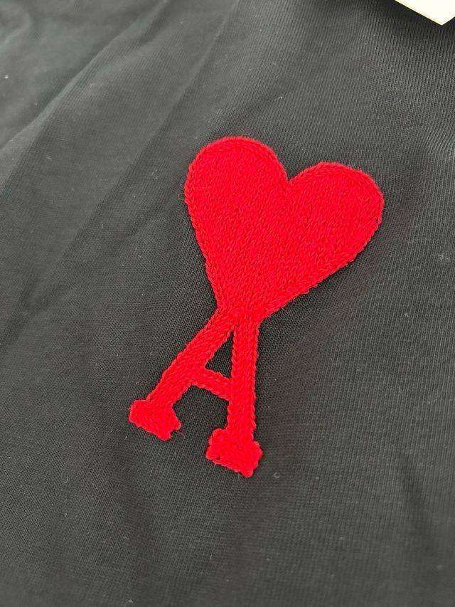 Camiseta Ami Paris Negra - Talla M