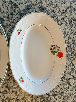 2 Travessas Antigas - Flores