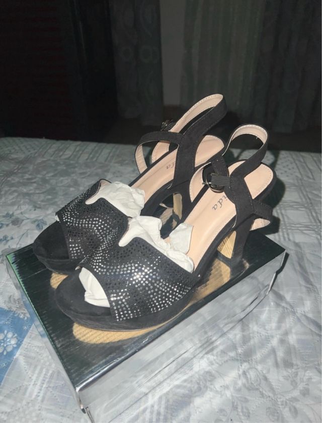 Sandali tacco nero - eleganti