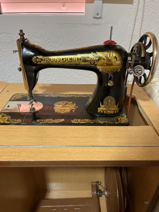 Máquina coser SINGER antigua