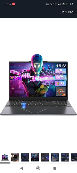 Portátil DREAMFYRE Ryzen 5 16GB
