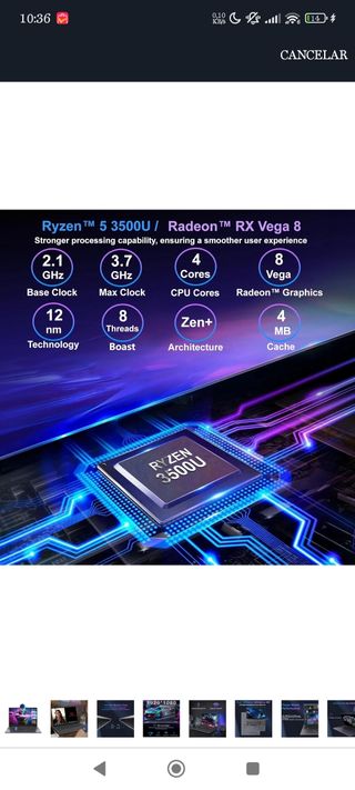Portátil DREAMFYRE Ryzen 5 16GB