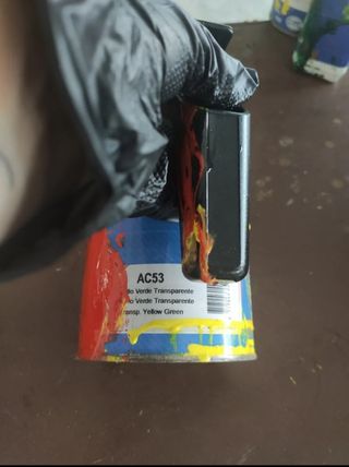 Bote pintura Sonne amarillo averdado dosificador