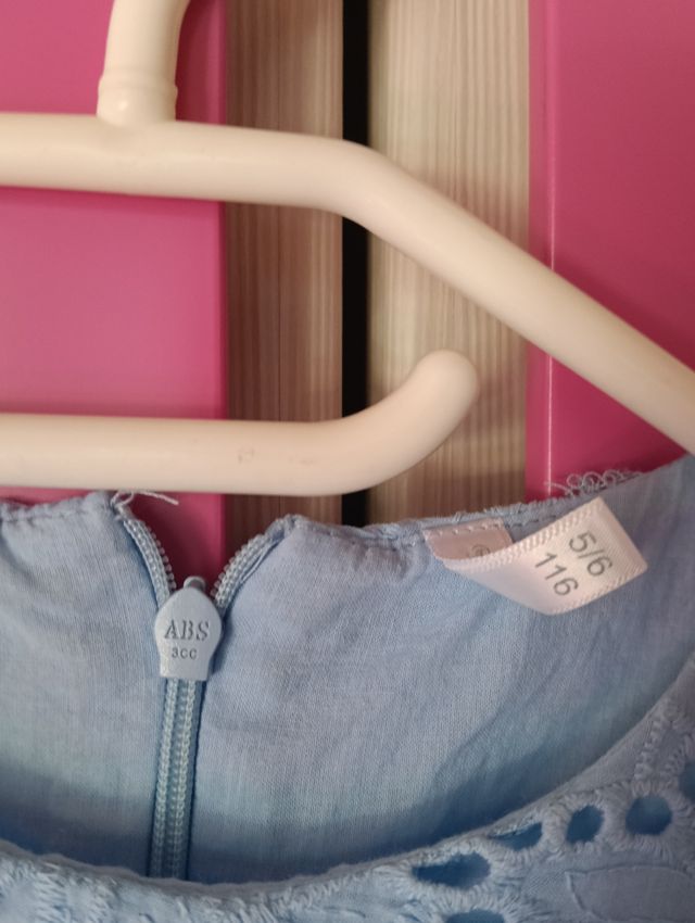 Vestitino bimba elegante azzurro