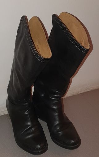 Botas CLARKS negras piel