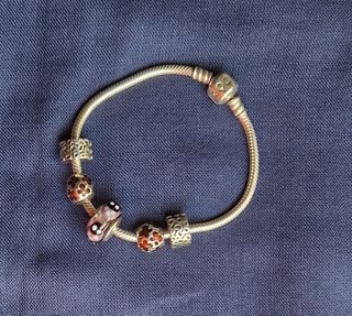 Pulsera Pandora plata 