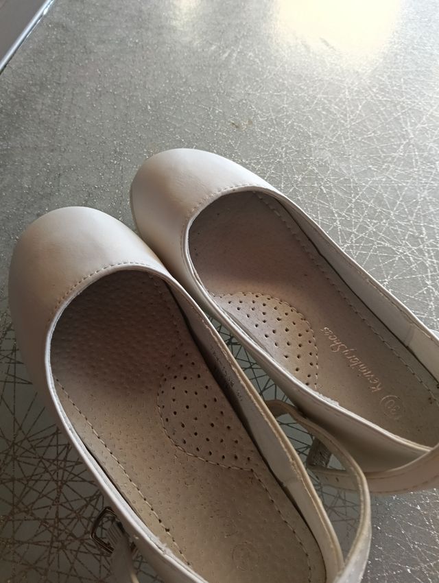 Scarpe bianche bambina eleganti 30