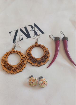 Pendientes Zara - Bohemios | 2 pares