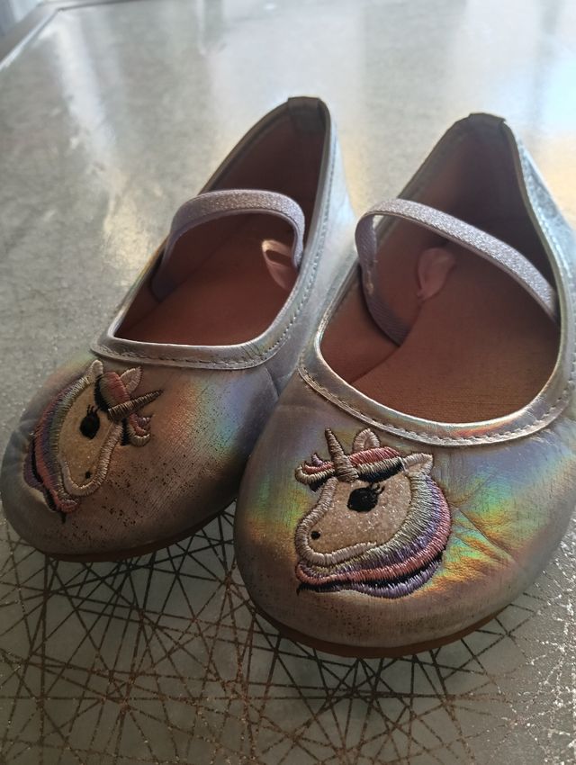 Ballerine unicorno argento 28