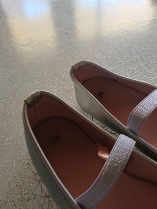 Ballerine unicorno argento 28