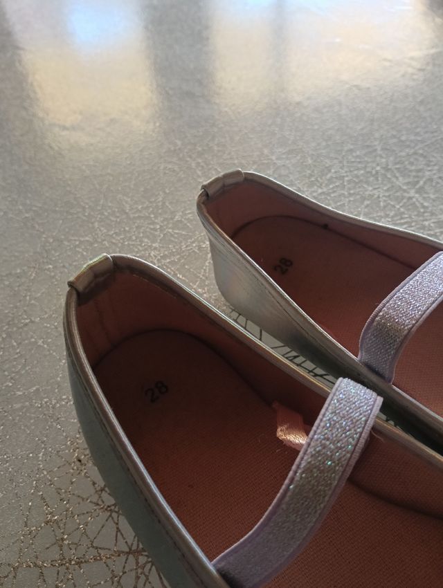 Ballerine unicorno argento 28