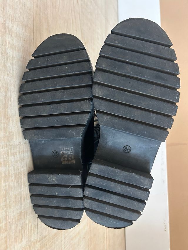 Botas altas Corina plataforma negras