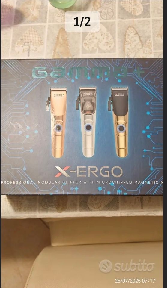 Tagliacapelli oro e argento