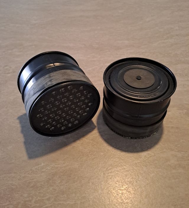 2 filters for British Civilian Duty Respirators