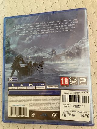 God of War Ragnarök PS4 NON APERTO (PlayStation 4)