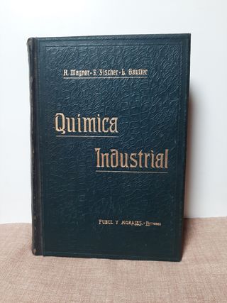 Libro antiguo. Química Industrial