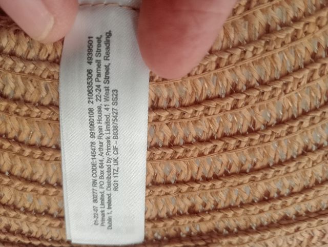 Sombrero paja - Beige