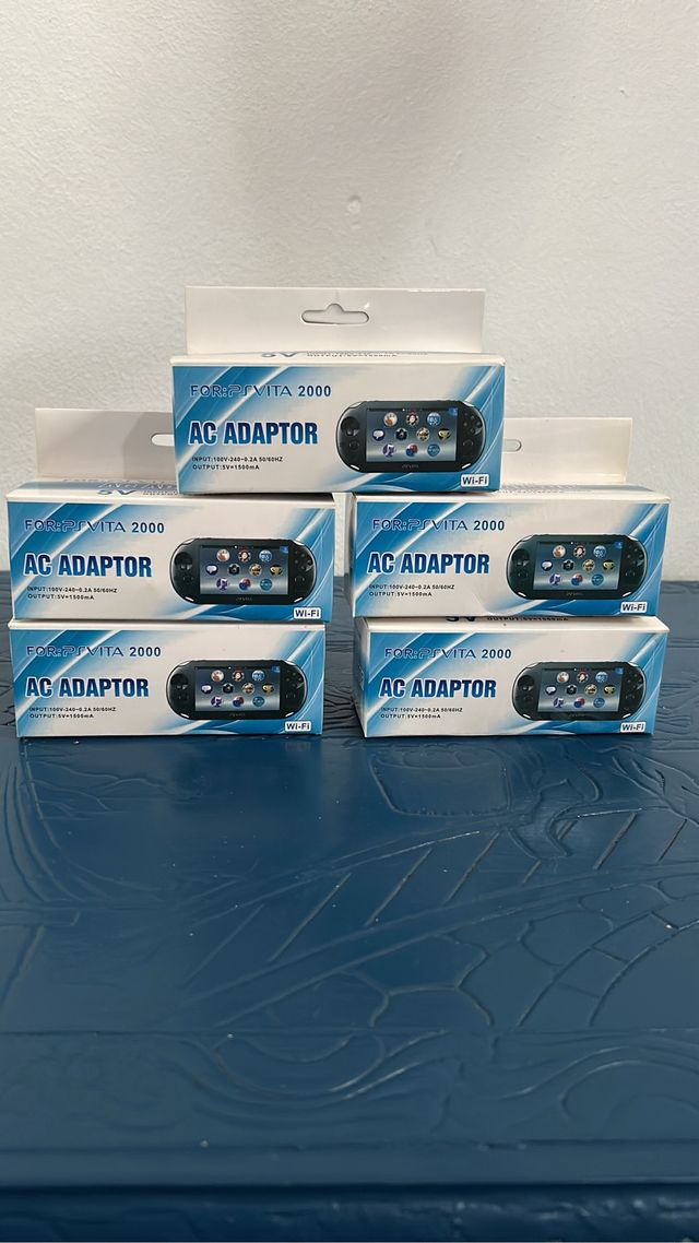 5 Adaptadores AC para PSVita 2000