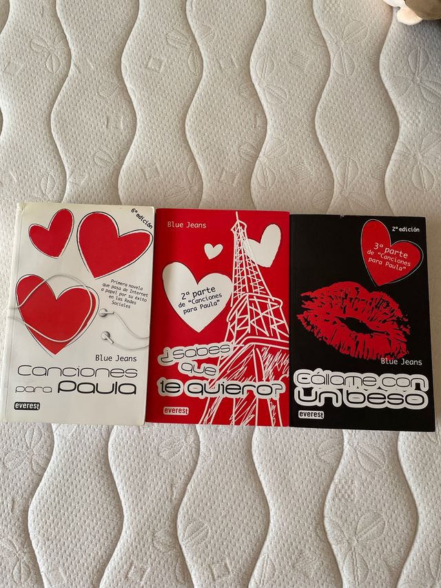 Libro Trilogía Canciones para Paula | Blue Jeans