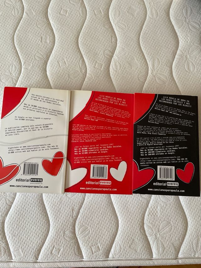 Libro Trilogía Canciones para Paula | Blue Jeans