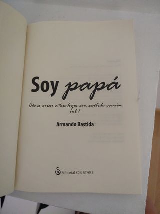 Soy papá - Bastida - Libro