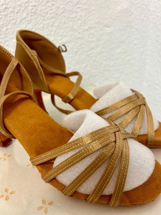 Tacones baile latino marrones - 40