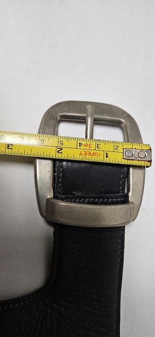 Cinturón cuero negro