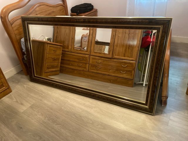 Espejo salón - Marrón Dorado