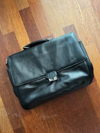 Maletín LOTTUSSE Piel Negro - NUEVO 