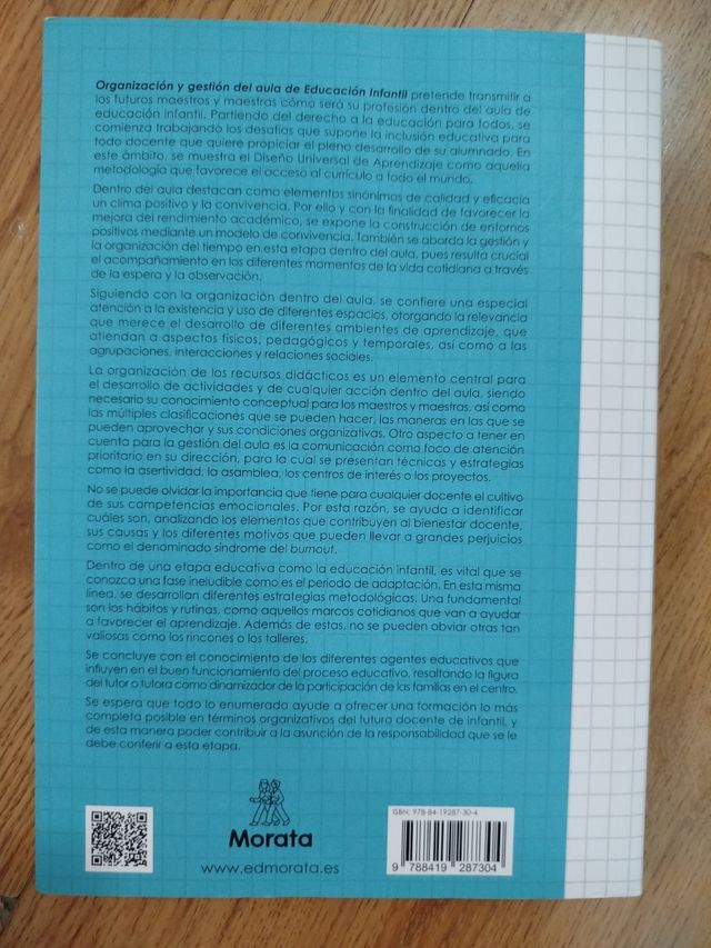 Organización y gestión del aula de Educación In...