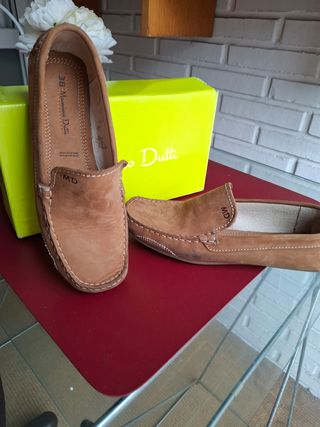 Mocasines Massimo Dutti Piel Marrón 38