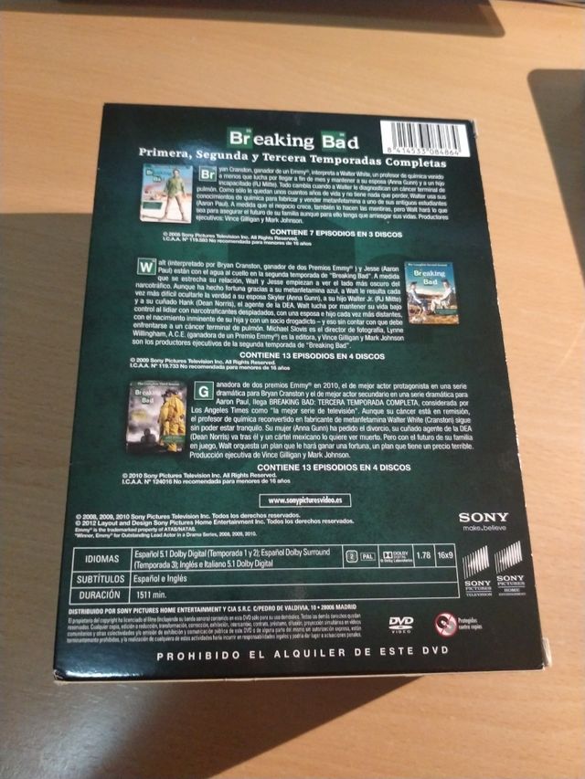 Breaking Bad - Temporada 1, 2, 3, 4 (DVD)